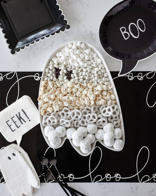 Long Ghost Shaped Paper Party Napkin