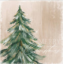 Gilded Tree Christmas Dessert Plates