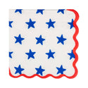 Stars and Stripes Paper Cocktail Napkin Set