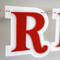 Merry Christmas Felt Letter Banner