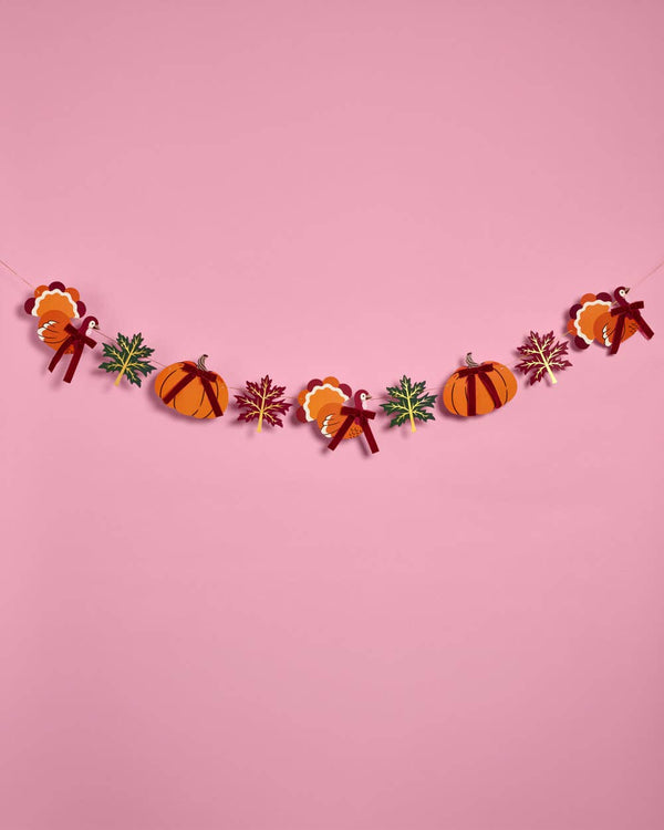 Thanksgiving Icon Banner | fall, pumpkin, harvest