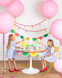 Bright Striped Plate Set