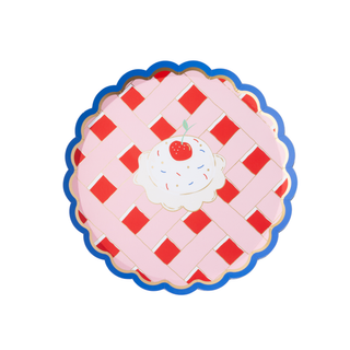 CHERRY PIE DESSERT PLATES