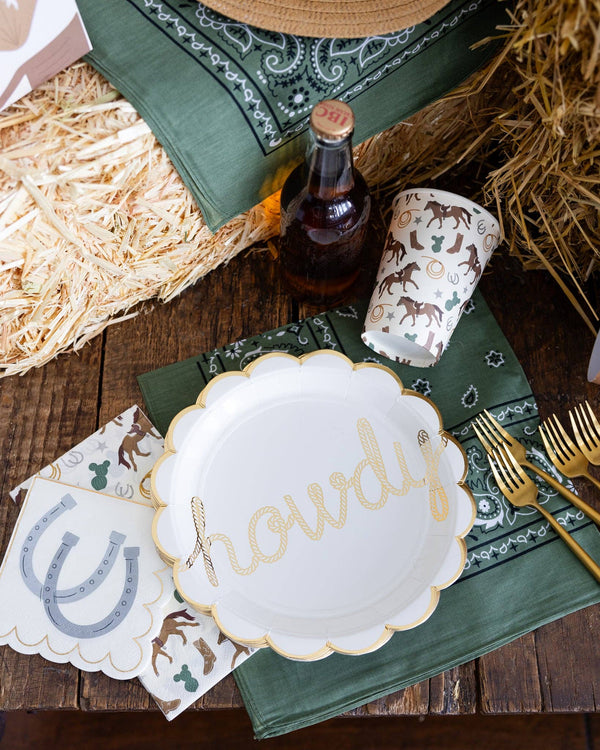 Howdy Cowboy Party Cups