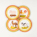 Farm Animal Dessert Plates