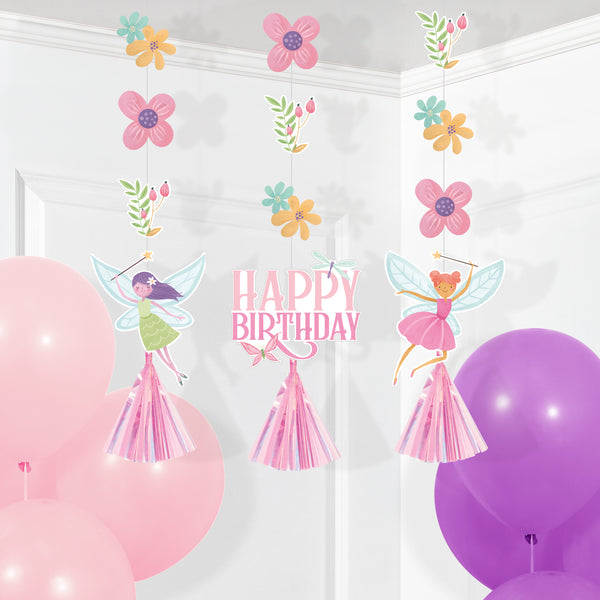 Forest Fairy Hanging Swirl Decorations
