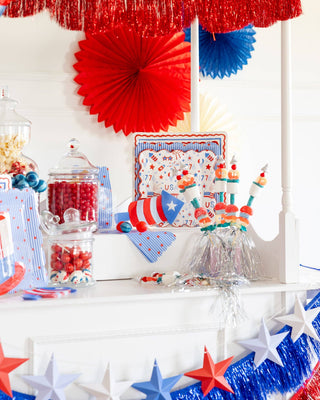 USA Icons Paper Plate