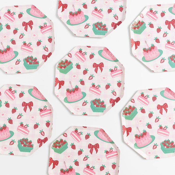 Strawberry Delight Plates