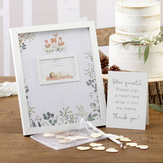 Baby Shower Guest Book Alternative - Woodland Baby