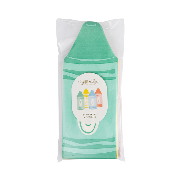 Crayon Shaped Dinner Napkin Set