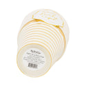 Gold Stripes Party Cups