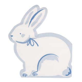 Blue Bunny Shaped Napkin