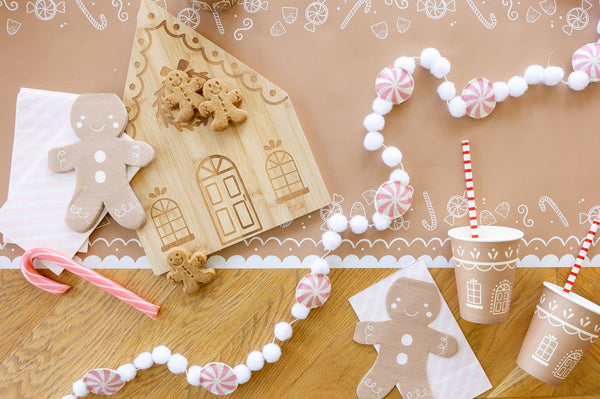 Gingerbread House Shaped Plates