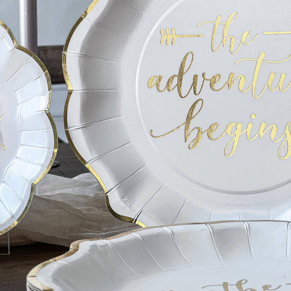The Adventure Begins 72 Piece Party Tableware Set