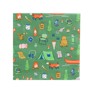 Camp Explorer Party Napkins