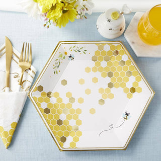 Sweet as can Bee 62 piece Tableware Set (16 guests)