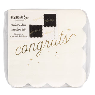 Well Wishes Graduation Cocktail Napkin Set