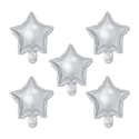 Gold Star Foil Balloons - Set of 5