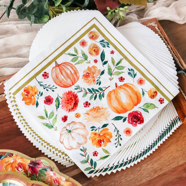 62 pcs Fall/Thanksgiving Tableware Set (16 Guests)