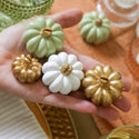 Harvest Gold Pumpkin Place Card Holders