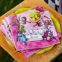 Alice in Wonderland Pink Napkins