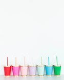 Posh Pink & Gold Paper Cups