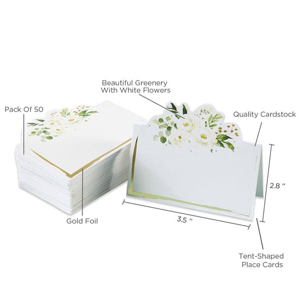 Botanical Garden Tent Place Card (Set of 50)