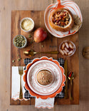 Falloween Pumpkin Shaped Paper Plate