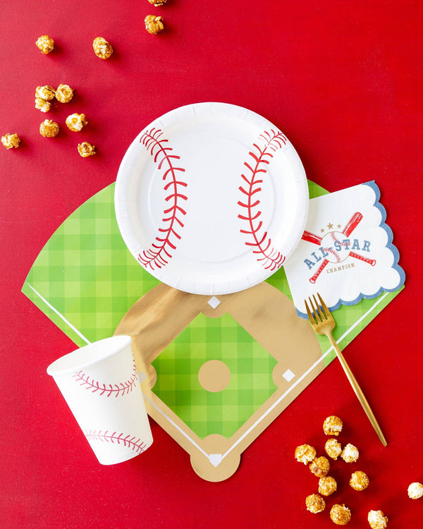 All Star Baseball Paper Cocktail Napkin