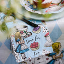 Alice in Wonderland Blue Cocktail Napkins