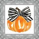 Bow Pumpkin Shaped Plates