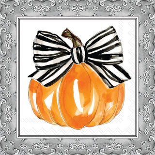 Watercolor Pumpkin Shaped Napkins