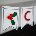 Merry Christmas Banner White
