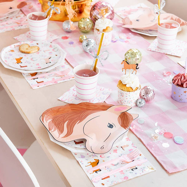 Pony Tales Horse Party Plates