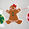 Gingerbread Cookies and Candy Garland