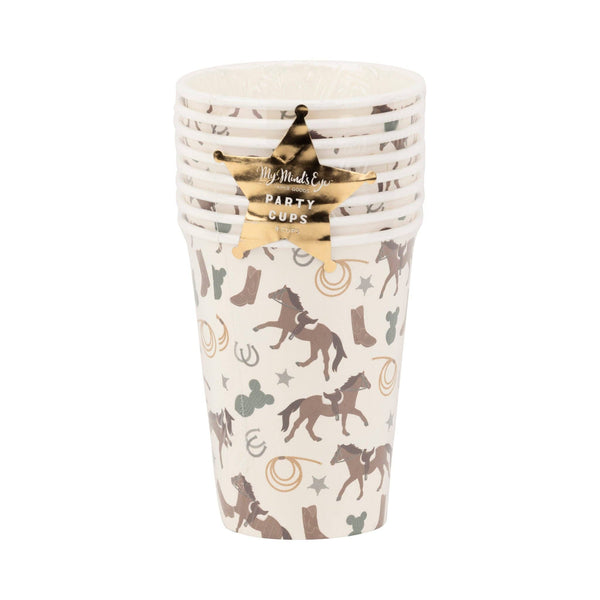 Howdy Cowboy Party Cups