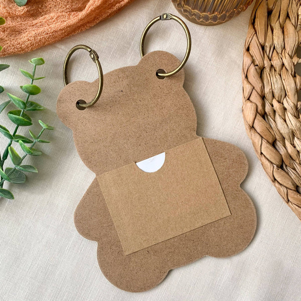 We Can Bearly Wait Baby Shower Prediction & Advice Card Keepsake Book - 50 Cards