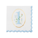 1ST BIRTHDAY SKY BLUE SMALL NAPKINS