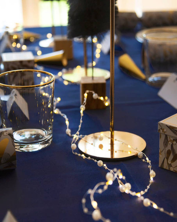 Pearl White Bead String Lights