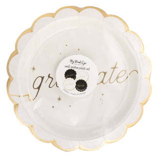 Graduation Well Wishes Plate Set