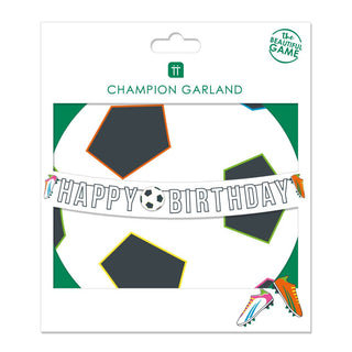 Soccer 'Happy Birthday' Garland | 10ft |