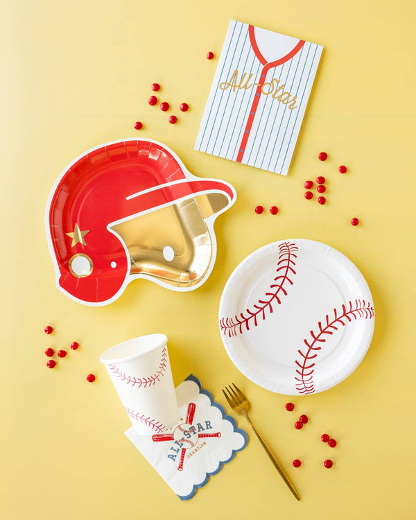 All Star Baseball Paper Cocktail Napkin