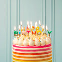 Rainbow Birthday Candles - 24 Pack | Cake Candles
