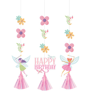 Forest Fairy Hanging Swirl Decorations
