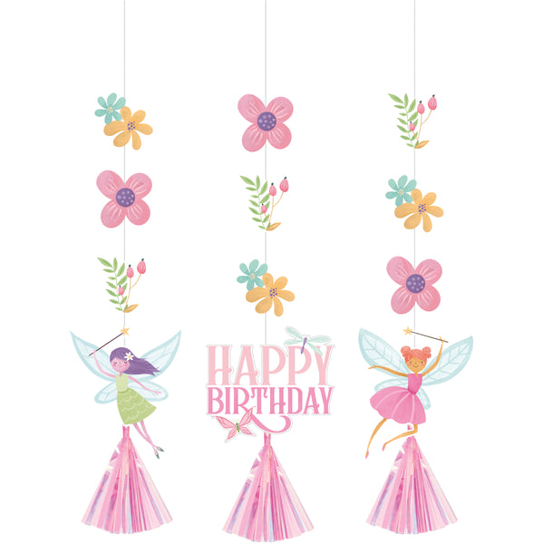 Forest Fairy Hanging Swirl Decorations