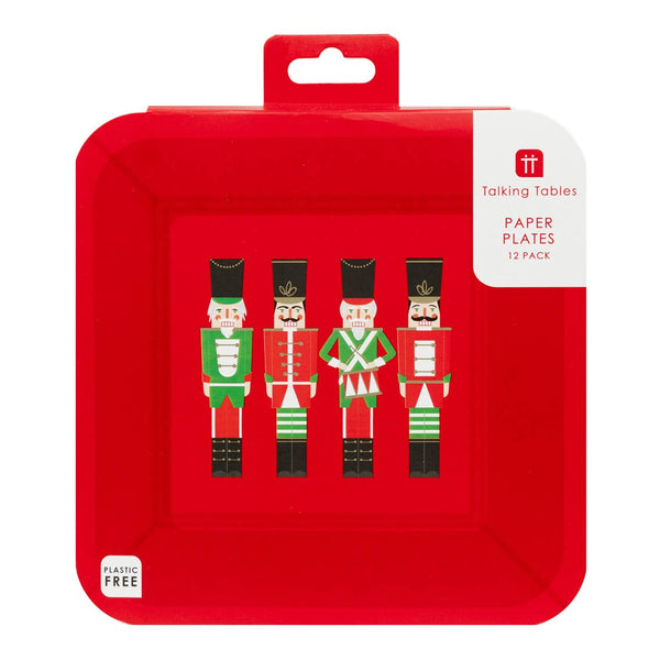 Nutcracker Christmas Plates