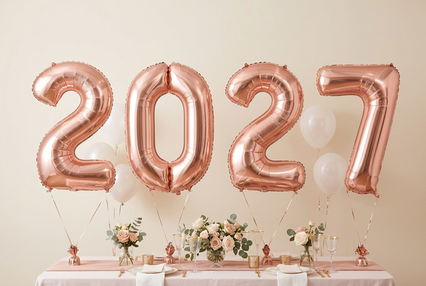 Rose Gold Number 7 Foil Balloon
