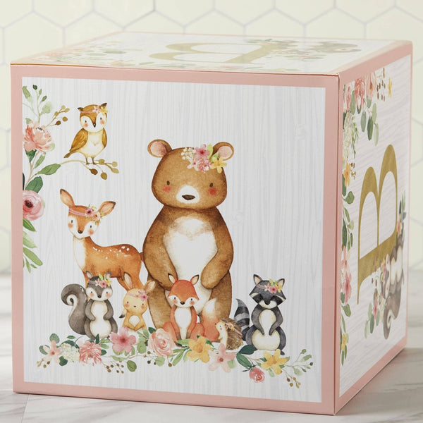 Woodland Baby Girl Shower Bundle
