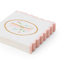 1ST BIRTHDAY PETAL PINK SMALL NAPKINS