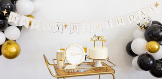 Gold Stripes Party Cups